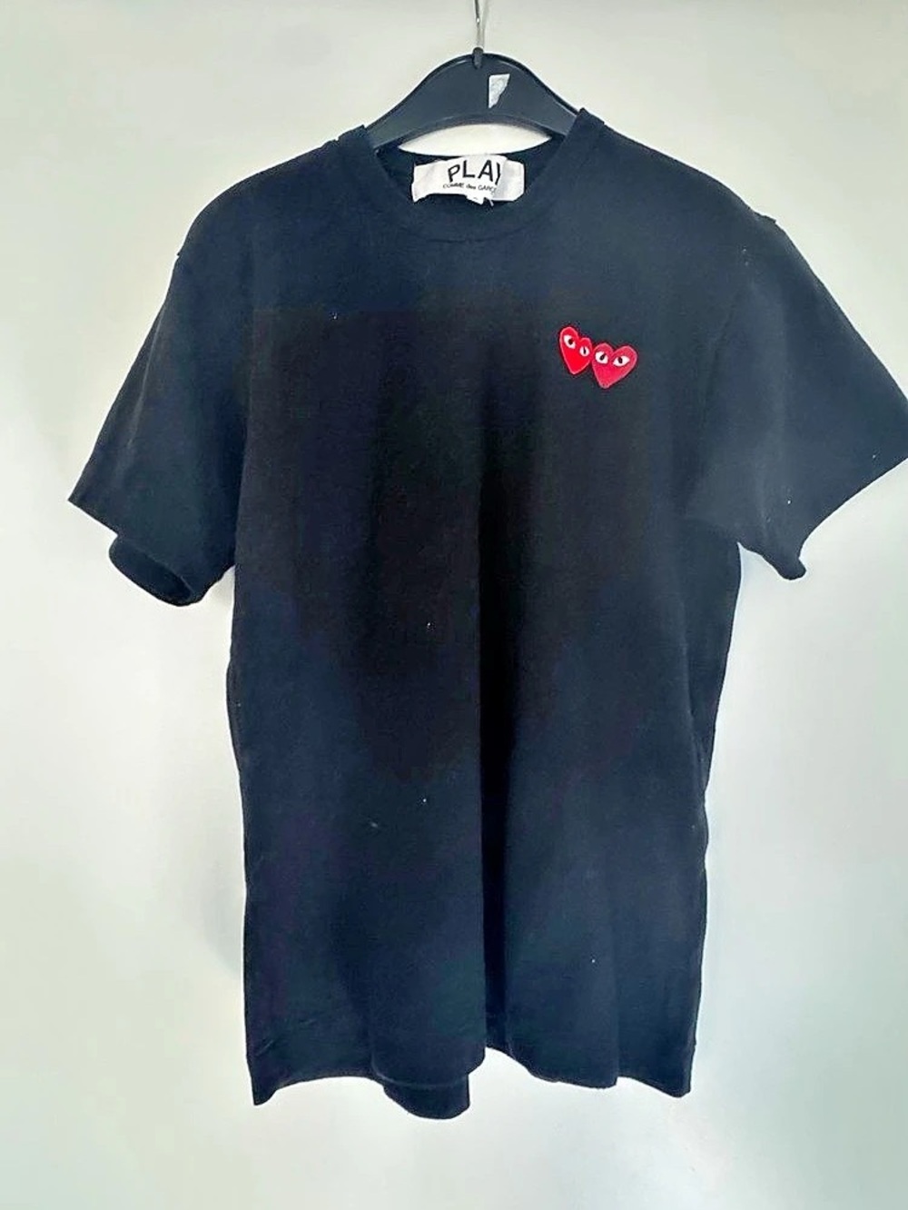 Comme des Garcons Graphic Short Sleeve Tee in Black Like New